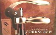 professional alloy lever corkscrew foilcutter logo