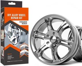 img 4 attached to 🔧 Plextone Alloy Wheel Repair Kit: Half Hour Quick Fix for Rim Surface Damage & Scratches (S227-g)