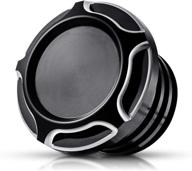 enhance your harley sportster xl1200/883: katur black chrome motorcycle fuel gas oil tank cover логотип