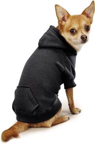 img 3 attached to 🐶 Large Black Basic Dog Hoodie by Casual Canine