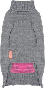 img 3 attached to 🐶 Adorable KYEESE Valentine's Day Dog Sweaters: Stylish Turtleneck Grey Knit Pullovers for Small Dogs with Leash Hole - Perfect Cat Sweaters too!