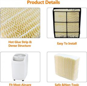 img 2 attached to Air-Care Essick Be-Mis Filter Model EP9500/EP9700/EP9800 Compatible Cenipar 1043 Humidifier Wick Filter Replacement - Ideal For EP9R500/EP9R700/EP9R800/821000/821001/826000 (1 Pack)