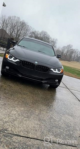 img 1 attached to BMW 3 Series F30 F31 2012-2018 Front Kidney Grille Grill Double Slats Gloss Black Zealhot F30 review by Nuntawat Bridges