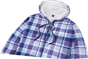 img 1 attached to ZENTHACE Womens Sherpa Hooded Sweater Women's Clothing : Coats, Jackets & Vests