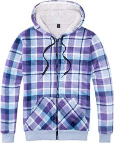 img 4 attached to ZENTHACE Womens Sherpa Hooded Sweater Women's Clothing : Coats, Jackets & Vests
