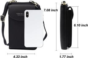 img 1 attached to 👜 Women's Crossbody Bags with Smartphone Wallet - Handbags & Crossbody Purses