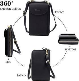 img 3 attached to 👜 Women's Crossbody Bags with Smartphone Wallet - Handbags & Crossbody Purses