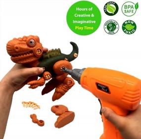img 3 attached to DIY Dinosaur Fun For Kids: Build And Problem-Solve With The Take Apart Dinosaur Toy Kit