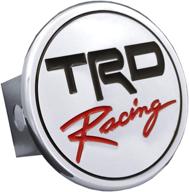 🏎️ chrome metal toyota trd racing tow hitch cover: officially licensed and high-performance logo