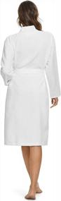 img 2 attached to Kimono Robe For Women: Orrpally Terry Cloth Bath Gown, Lightweight & Soft Knee Length Design