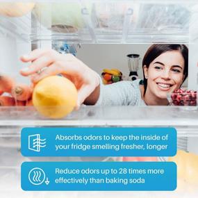 img 1 attached to Сохраняйте свежесть в холодильнике с помощью SpiroPure SP-LE120 — сменный воздушный фильтр для холодильника из 3 упаковок для нескольких моделей