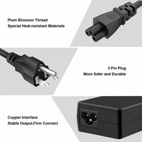 img 1 attached to Power Up Your Lenovo Laptop With A 65W Charger: Compatible With Thinkpad T460, T470, T540P & More!