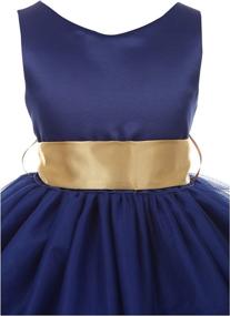 img 1 attached to Sleeveless Embroidered Holiday Dressy Flower Girls' Clothing: Exquisite Dresses for Special Occasions