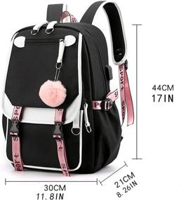 img 3 attached to KEBEIXUAN Backpack Suitable School Laptop Backpacks - Kids' Backpacks