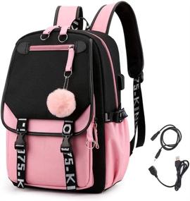 img 4 attached to KEBEIXUAN Backpack Suitable School Laptop Backpacks - Kids' Backpacks