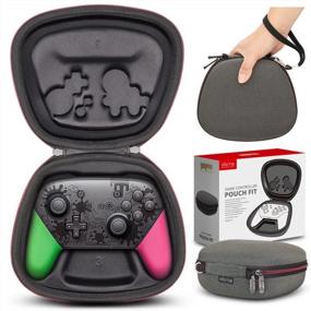 img 4 attached to Sisma Switch Controller Case: Compatible With Nintendo Switch Pro, Travel Safekeeping Holder Protective Cover Storage Carrying Bag