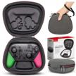 sisma switch controller case: compatible with nintendo switch pro, travel safekeeping holder protective cover storage carrying bag logo