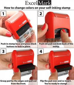 img 2 attached to Completed Together Self-Inking Rubber Teacher Grading Stamp - ExcelMark