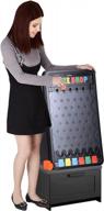 win big with winspin 30 prize drop plinko board game - customizable 6 slots & 10 pucks (19"x30") logo