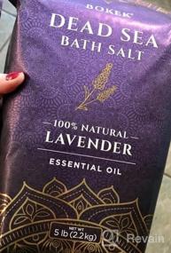 img 5 attached to Indulge In Ultimate Relaxation With Bokek Organic Lavender Bath Salt - Infused With Dead Sea Salt And Certified Organic Essential Oil In A Convenient 8 Ounce Resealable Pouch