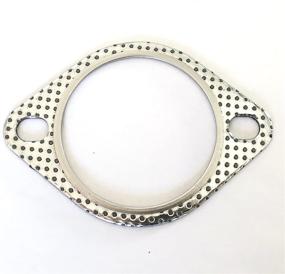 img 1 attached to 🔥 Ticon Industries - High Temperature 2 Bolt MLSG Exhaust Gasket (1 Quantity) (3.5 Inch - 1 Quantity)