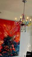 картинка 1 прикреплена к отзыву Saint Mossi Chandelier Modern K9 Crystal Chandelier Lighting, Clear Crystal Ceiling Light Fixture Pendant Lamp For Dining Room Bathroom Bedroom Livingroom With 6-Light от Noah Jess