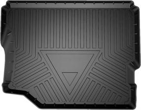 img 4 attached to 2018-2021 Jeep Wrangler JL 4-Door Cargo Liners, Waterproof TPO Rear Cargo Tray Trunk Floor Mat - All Weather 3D Compatible (JL New Body Style - no Subwoofer)