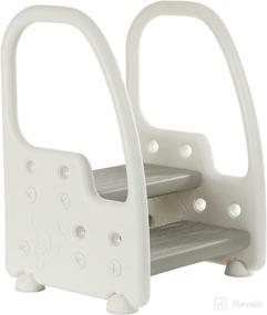 img 1 attached to Adjustable Footstool Toddlers Kids，Step Steps，Gray