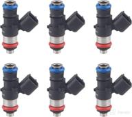 jdmon fuel injectors ford edge flex fusion taurus lincoln mkt mkx mkz mazda 6 cx-9 3.5l 3.7l 2007-2014 (part# 0280158091, 84212353) - pack of 6 logo