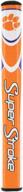 superstroke ncaa golf putter grip (mid slim 2.0) cross-traction surface texture, oversized profile for even pressure and non-slip grip for consistent strokes logo