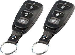 img 2 attached to 🔑 Hyundai/Kia Keyless Entry Remotes - Set of 2 for Elantra Sonata, Forte Optima Spectra