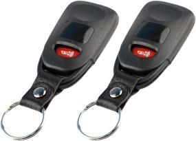 img 1 attached to 🔑 Hyundai/Kia Keyless Entry Remotes - Set of 2 for Elantra Sonata, Forte Optima Spectra