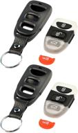 🔑 hyundai/kia keyless entry remotes - set of 2 for elantra sonata, forte optima spectra логотип