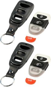 img 3 attached to 🔑 Hyundai/Kia Keyless Entry Remotes - Set of 2 for Elantra Sonata, Forte Optima Spectra