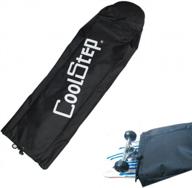 43in longboard backpack skateboard shoulder bag - perfect for travel skateboarding & cruising! logo