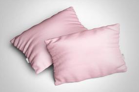img 3 attached to MYK Pure Natural Mulberry Silk Pillowcase, 22 Momme Cotton Underside Hair & Skin, Oeko-TEX, Standard Size, Pink