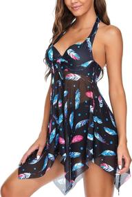 img 1 attached to Holipick Swimdress Swimsuits Underwire Skirtini Women's Clothing : Swimsuits & Cover Ups