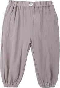 img 3 attached to JELEUON Little Printed Trousers CTPAN001H Apparel & Accessories Baby Girls ~ Clothing