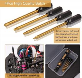 img 3 attached to RC Car Tool Kit 4 In 1 Hex Screwdriver Set With Hollow Handle - Compatible With Traxxas Slash RC Cars Truck Buggy Truggy Racing Repair Tools (1.5Mm 2.0Mm 2.5Mm 3.0Mm)