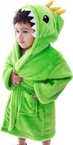 img 2 attached to Verabella Boy'S Girl'S Ultra-Plush Soft Hooded Animal Theme Cover Up