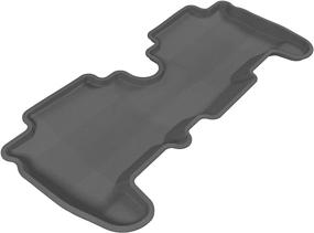 img 4 attached to 3D MAXpider 2007-2014 Toyota/Scion Yaris Hatchback/XD Kagu 2Nd Row Floormats - Gray (L1TY02421501)