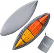 420d thickened waterproof kayak cover - anzid canoe dust uv sunblock shield protector for indoor/outdoor storage (grey, 11.8ft~13.1ft/3.6~4m) logo