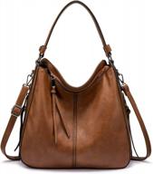 large leather hobo purse for women with tassel - realer handbags and purses for a stylish look logo