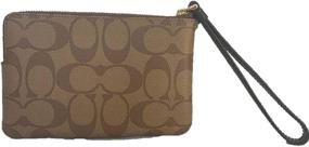 img 1 attached to Coach Signature Leather Corner Wristlet Women's Handbags & Wallets ~ Wristlets