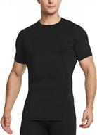 мужские быстросохнущие компрессионные рубашки upf 50+: упаковка tsla 1-3 для спортивных тренировок и водных видов спорта логотип