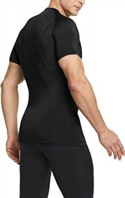 img 1 attached to Men'S UPF 50+ Quick Dry Compression Shirts: TSLA 1-3 Pack For Athletic Workouts & Water Sports