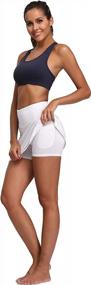 img 3 attached to Versatile Women'S Athletic Skirt With Pockets For Running, Tennis, Golf And More