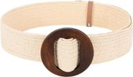 🌴 tropical stretch buckle belts: trendy women's elastic accessories at belts logo