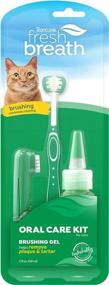 img 4 attached to TropiClean Oral Care Kit For Cats, 2Oz - Fresh Breath Solution