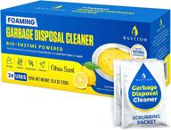 lemon scented foaming garbage disposal cleaner and deodorizer pods by bastion - 24-count kitchen sink freshener for effective drain odor elimination logo